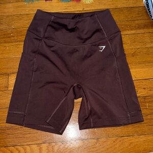 Biker shorts with pockets